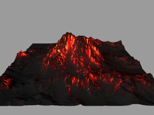 volcano 3D Model
