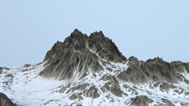 snowmountain 3D Model .c4d .max .obj .3ds .fbx .stl .blend