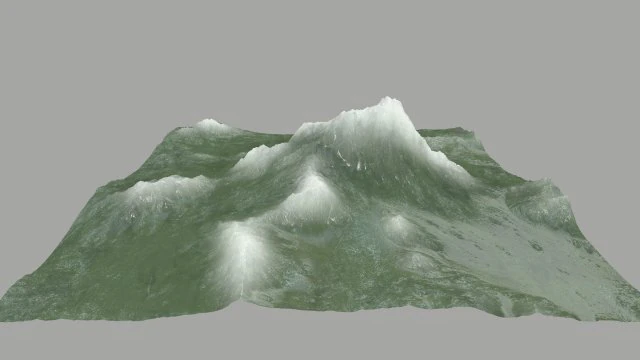 icemountain 3D Model .c4d .max .obj .3ds .fbx .stl .blend 