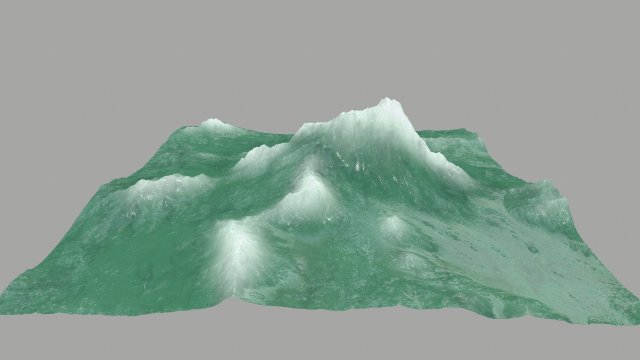 icemountain 3Dモデル .c4d .max .obj .3ds .fbx .stl .blend 