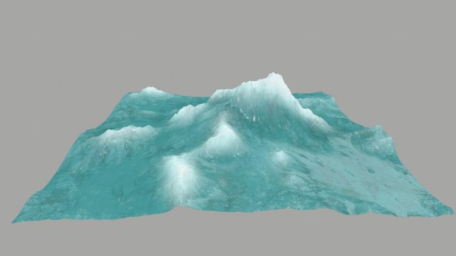 icemountain Modelo 3D .c4d .max .obj .3ds .fbx .stl .blend 