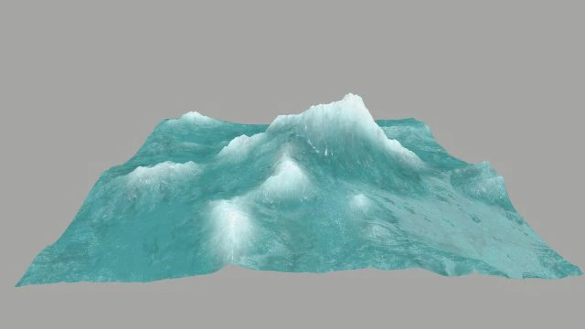 icemountain 3D Model .c4d .max .obj .3ds .fbx .stl .blend