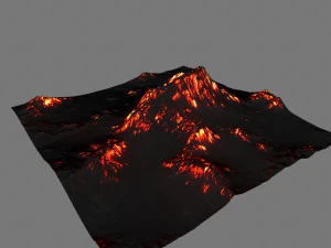 volcano 3D Model