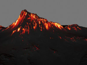 volcano 3D Model