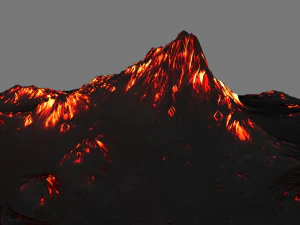 volcano 3D Model