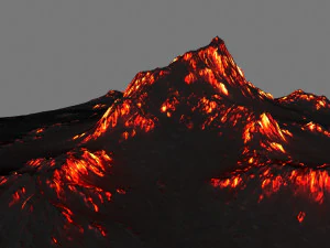 volcano 3D Model