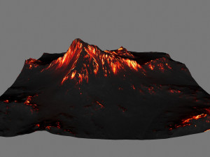 volcano Modello 3D