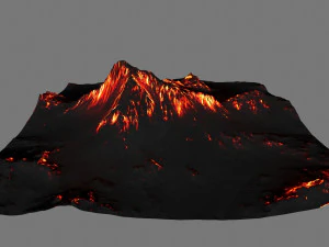 volcano 3D Model
