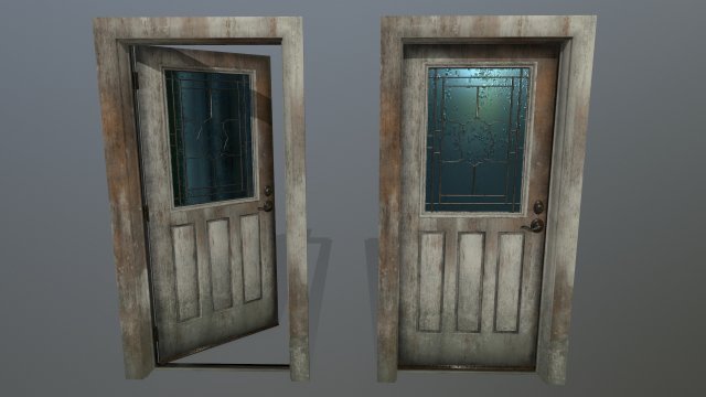 door 3D मॉडल .c4d .max .obj .3ds .fbx .stl .blend 