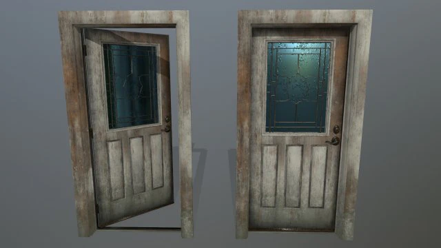 door 3D Model .c4d .max .obj .3ds .fbx .stl .blend