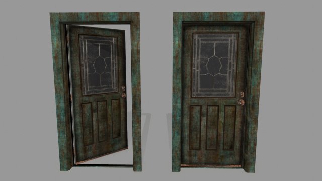 door 3D Модель .c4d .max .obj .3ds .fbx .stl .blend 