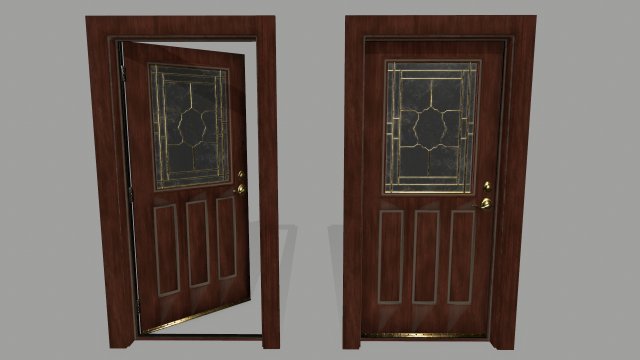 door 3D मॉडल .c4d .max .obj .3ds .fbx .stl .blend 