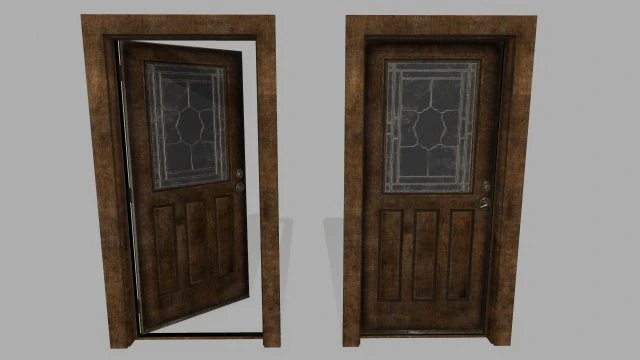 door 3D Model .c4d .max .obj .3ds .fbx .stl .blend