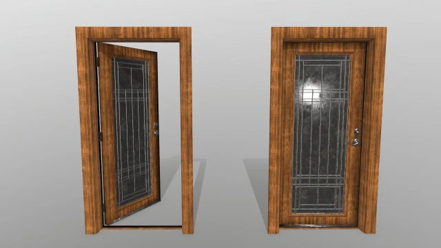 door 3D Model .c4d .max .obj .3ds .fbx .stl .blend