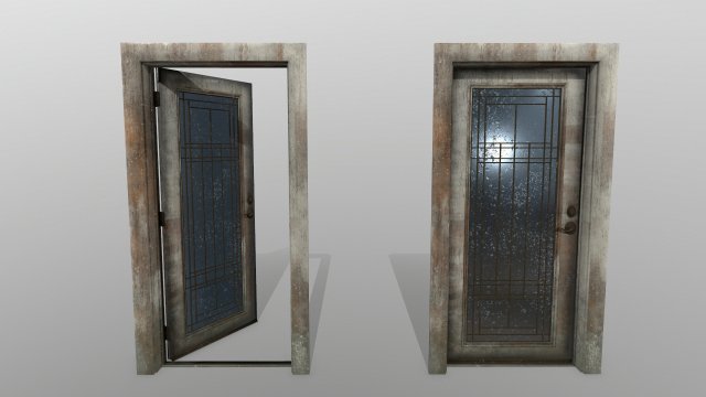 door2 Model 3D .c4d .max .obj .3ds .fbx .stl .blend 