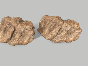 desert rocks 3D मॉडल