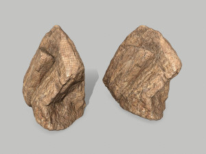 desert rocks 3D मॉडल
