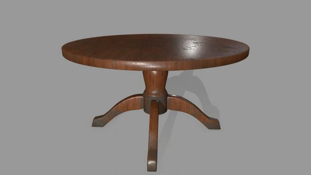 table 3D Model .c4d .max .obj .3ds .fbx .stl .blend