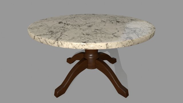 table 3D Model .c4d .max .obj .3ds .fbx .stl .blend 