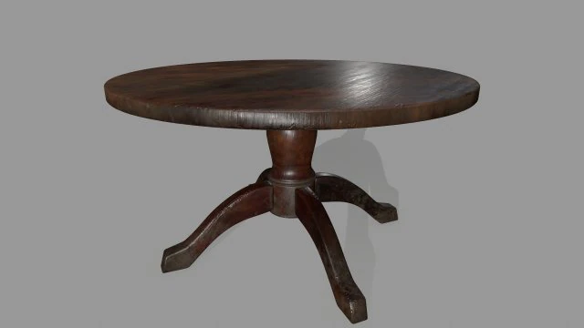 table 3D Model .c4d .max .obj .3ds .fbx .stl .blend 