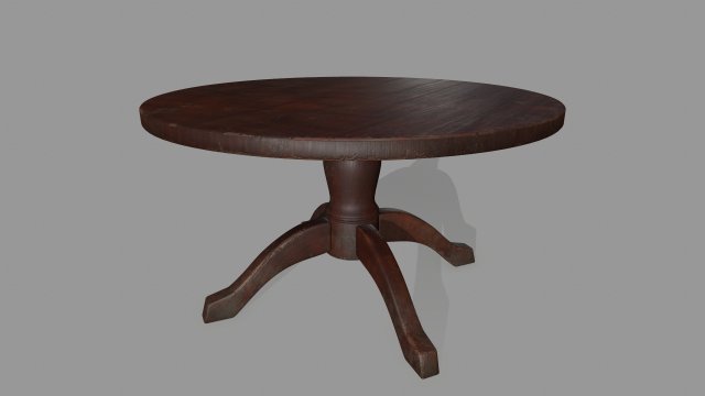 table 3D Model .c4d .max .obj .3ds .fbx .stl .blend 