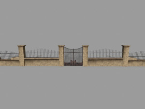 wall set 3D Model