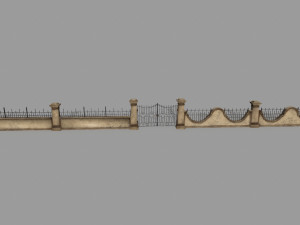 wall set 3D Model