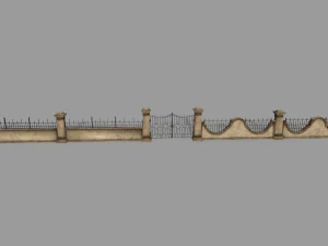 wall set 3D Model