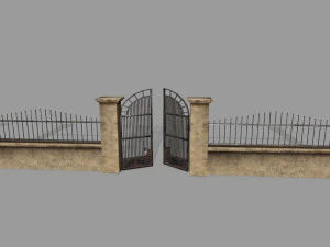 wall set 3D Model