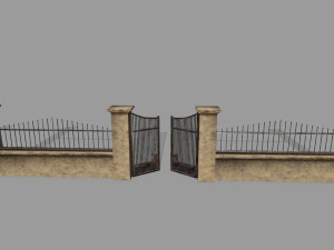 wall set 3D Model