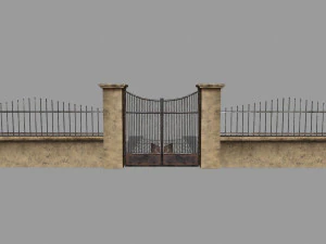 wall set 3D Model
