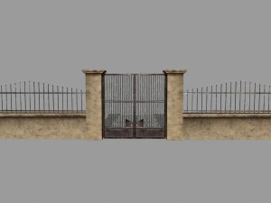 wall set 3D Model