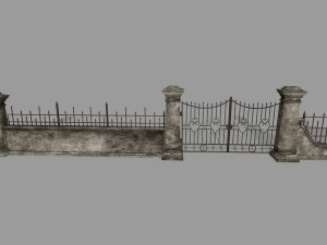 wall set 3D Model