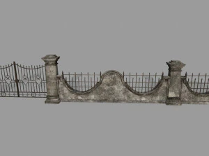 壁セット 3Dモデル