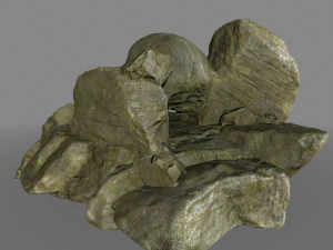 jaskinia czaszki Model 3D