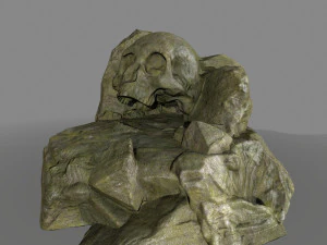 jaskinia czaszki Model 3D