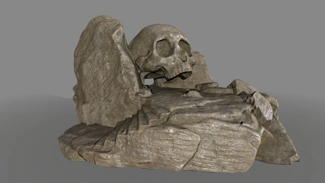 skullcave 3D Model .c4d .max .obj .3ds .fbx .stl .blend 