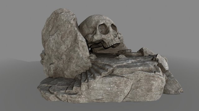 skullcave 3D Model .c4d .max .obj .3ds .fbx .stl .blend 