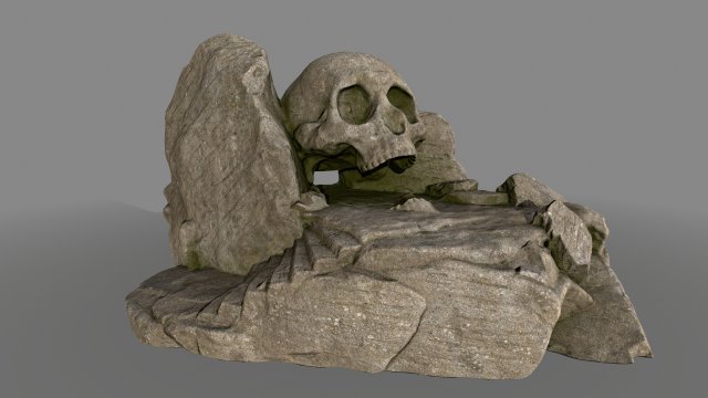 skullcave 3D 모델 .c4d .max .obj .3ds .fbx .stl .blend 