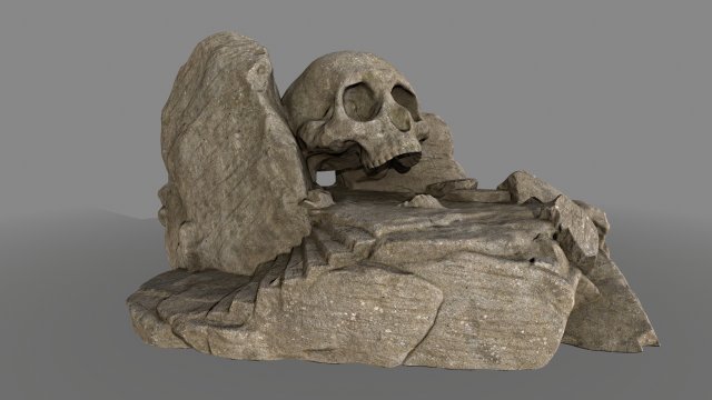 skullcave Modelo 3D .c4d .max .obj .3ds .fbx .stl .blend 