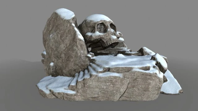 skullcave 3D Model .c4d .max .obj .3ds .fbx .stl .blend 
