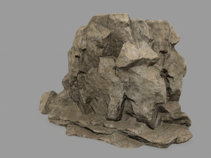 desert rocks Modèle 3D