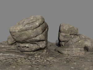 rocks set 3D Model