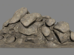 rocks set 3D मॉडल