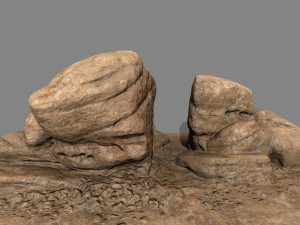 desert rock 3D Model