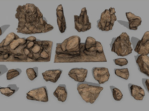 desert rock 3D Model