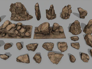 desert rock 3D Model