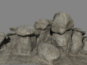 rocks set 3D मॉडल