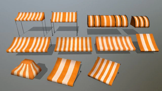 awning 3D Model .c4d .max .obj .3ds .fbx .stl .blend 