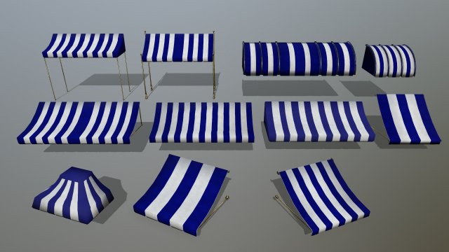 awning Modelo 3D .c4d .max .obj .3ds .fbx .stl .blend 